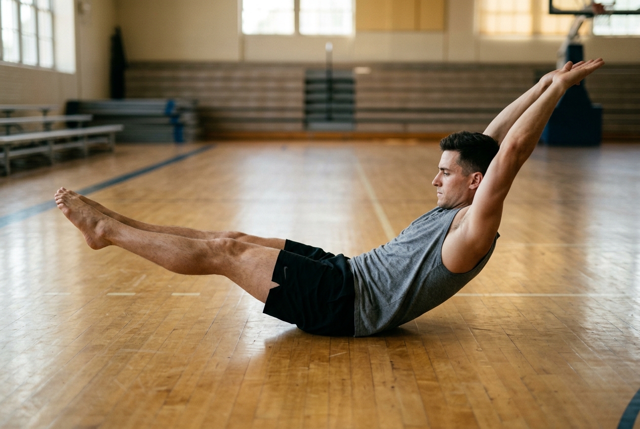 Hollow body hold : le gainage fondamental que tout gymnaste maîtrise en premier